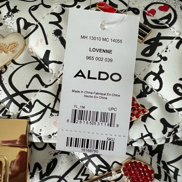 NWT ALDO FLAP QUILTED CROSSBODY SHOULDER BAG PURSE - Picture 6 of 6